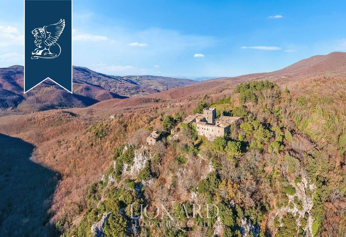 Medieval Castle with More Than 2,000 Hectares in Radicondoli, Siena