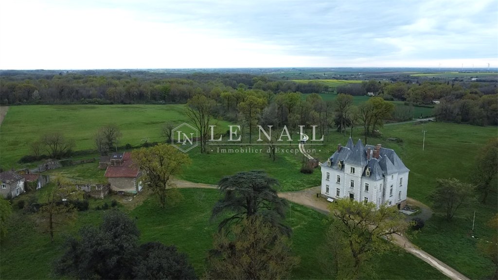 19th C. Château In The Vendée Department With 140 Acres, Outbuildings Including Two Gîtes