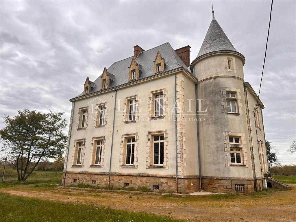 19th C. Château In The Vendée Department With 140 Acres, Outbuildings Including Two Gîtes