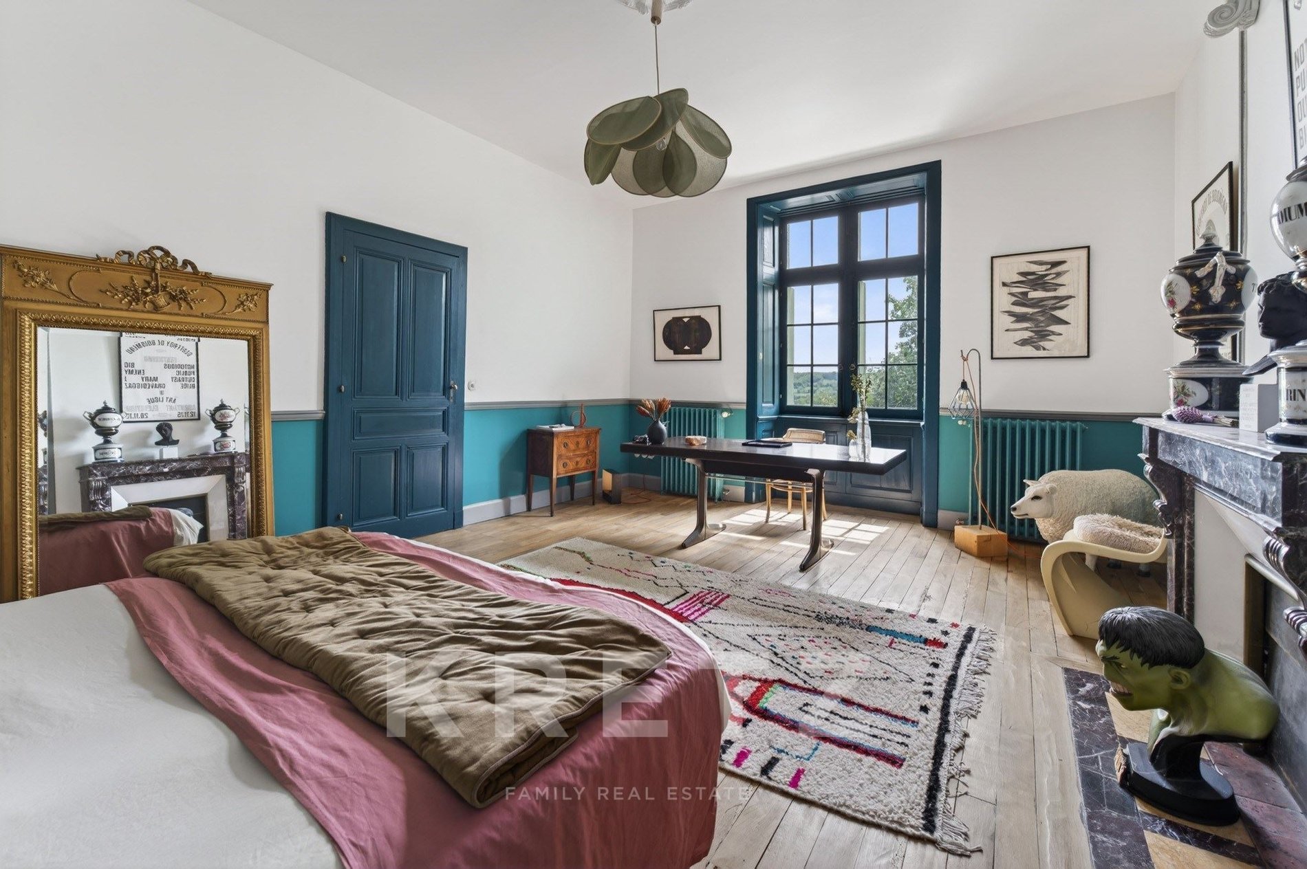 A Château Reinvented In A Contemporary Loft Style