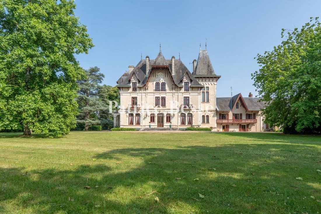 A Late 19th Century Chateau And Its Former Farm, Surrounded By Grounds And 140 Hectares Of