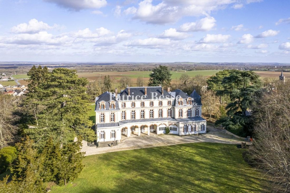 An Impressive 18th Century Chateau, With Outbuildings, In A Landscaped Garden, Near Fontainebleau - 5