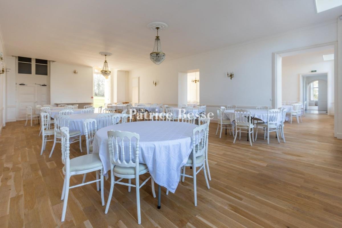 An Impressive 18th Century Chateau, With Outbuildings, In A Landscaped Garden, Near Fontainebleau