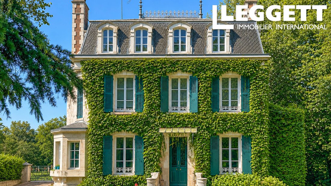 Beautiful Seven Bedroom Château With Private Island 6533m2 And Panoramic Views By The River Creuse.
