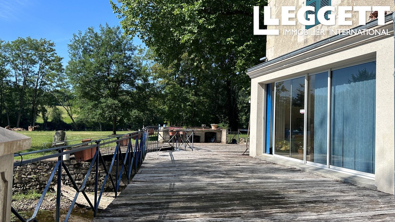 Beautiful Seven Bedroom Château With Private Island 6533m2 And Panoramic Views By The River Creuse.