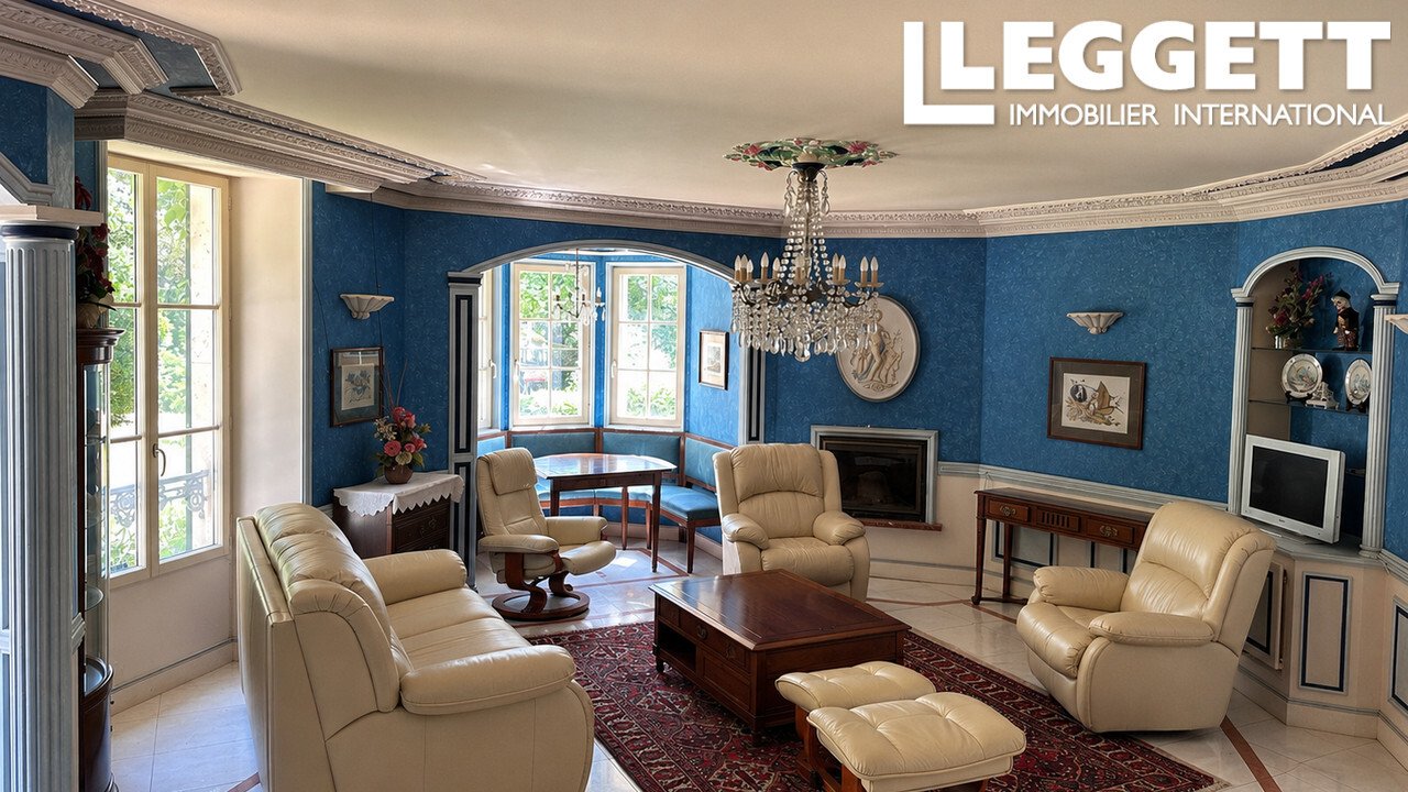 Beautiful Seven Bedroom Château With Private Island 6533m2 And Panoramic Views By The River Creuse.