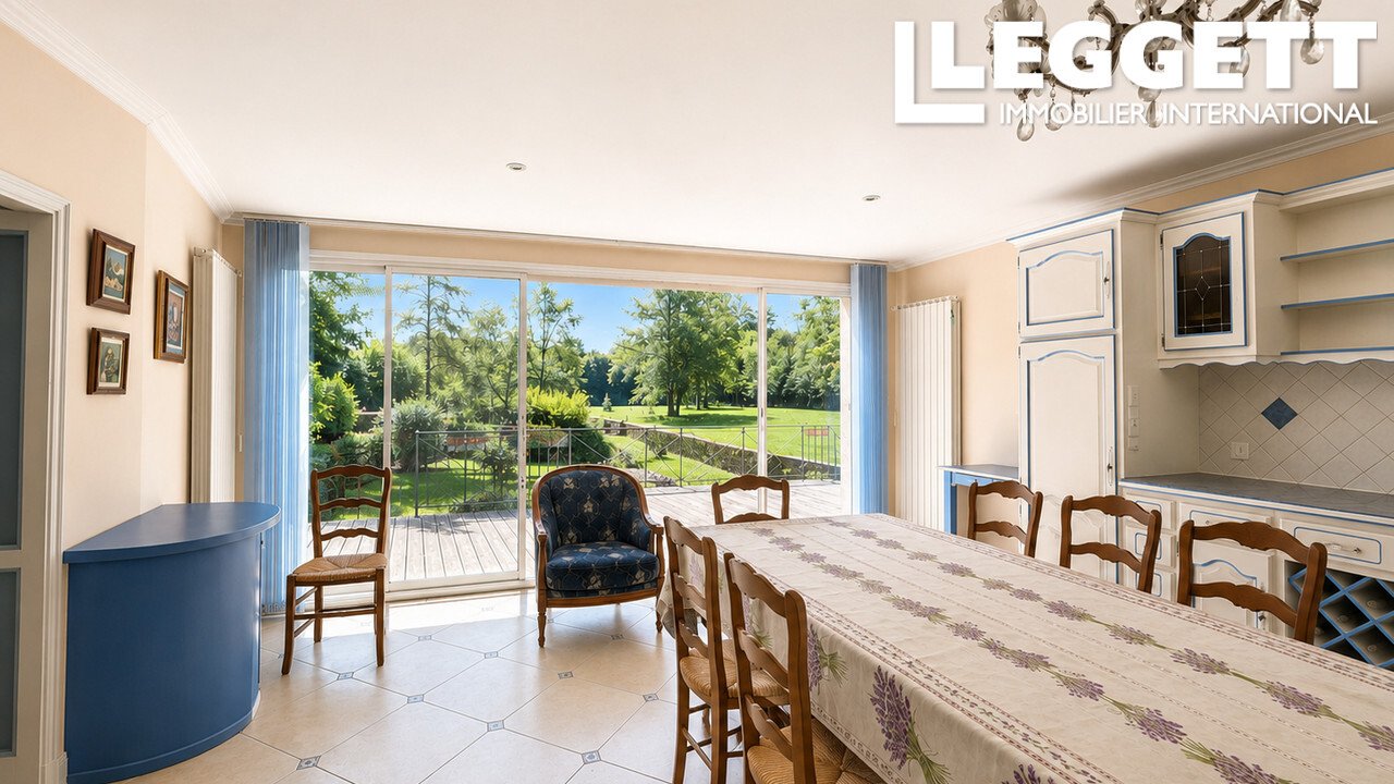 Beautiful Seven Bedroom Château With Private Island 6533m2 And Panoramic Views By The River Creuse.