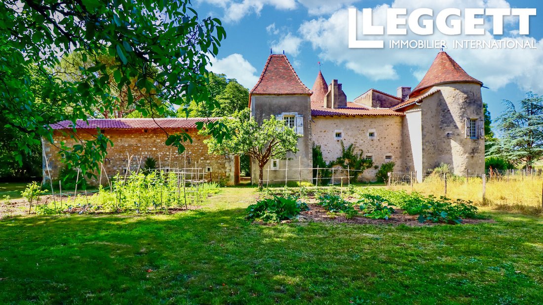 Beautiful Spacious 15th Century 5 Bed Logis Within Its Own 1.5ha Park; Riverside Location; Near Am