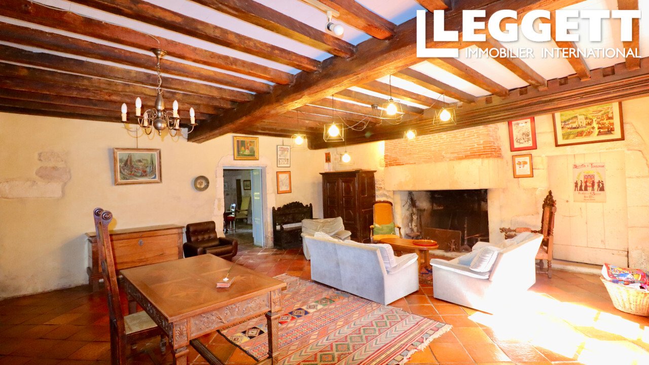 Beautiful Spacious 15th Century 5 Bed Logis Within Its Own 1.5ha Park; Riverside Location; Near Am
