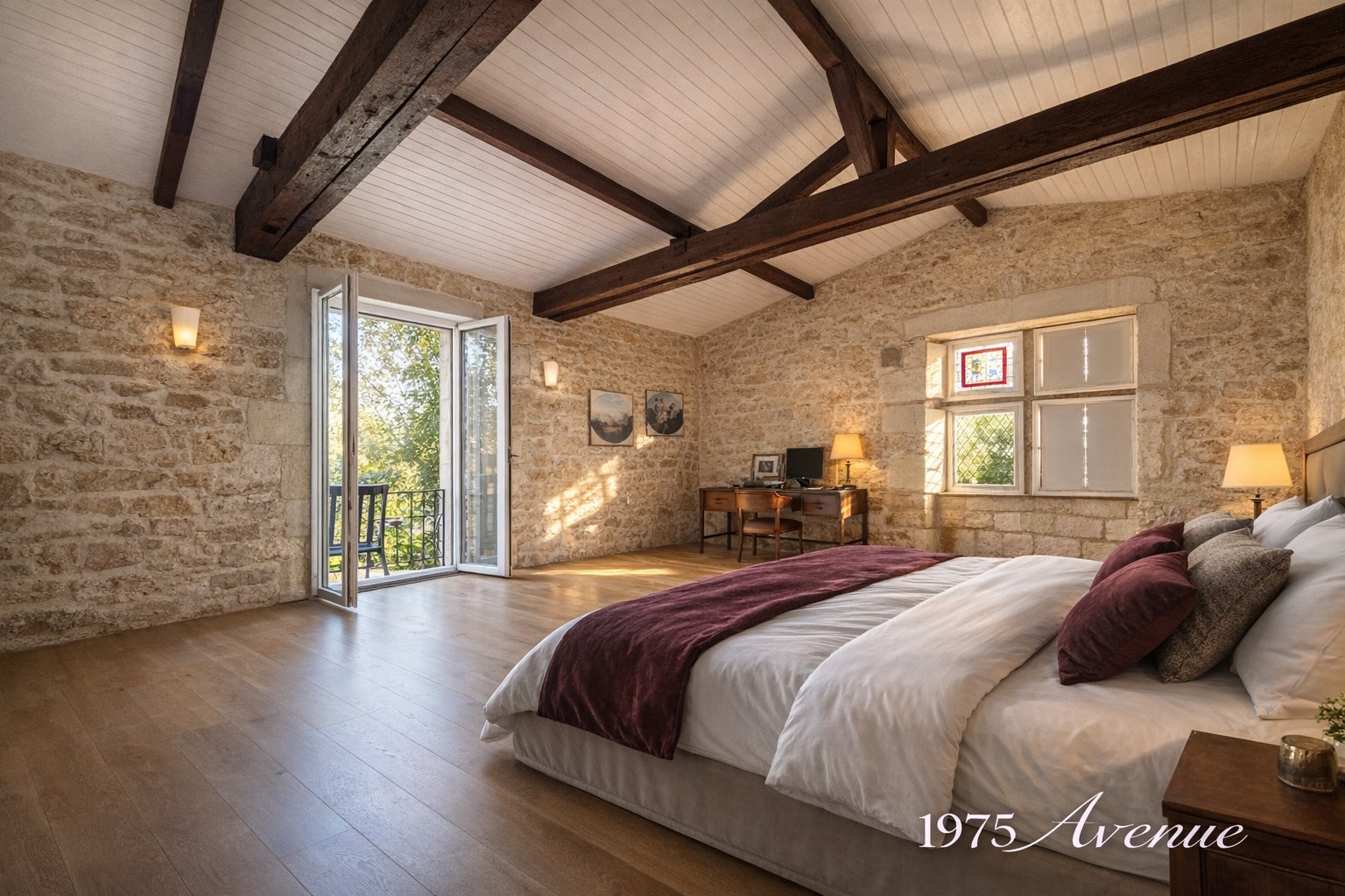 Bouliac, A Lovely Tuscan Style Property Of Approximately 600m² With 250m² Of Outbuildings, Featuring