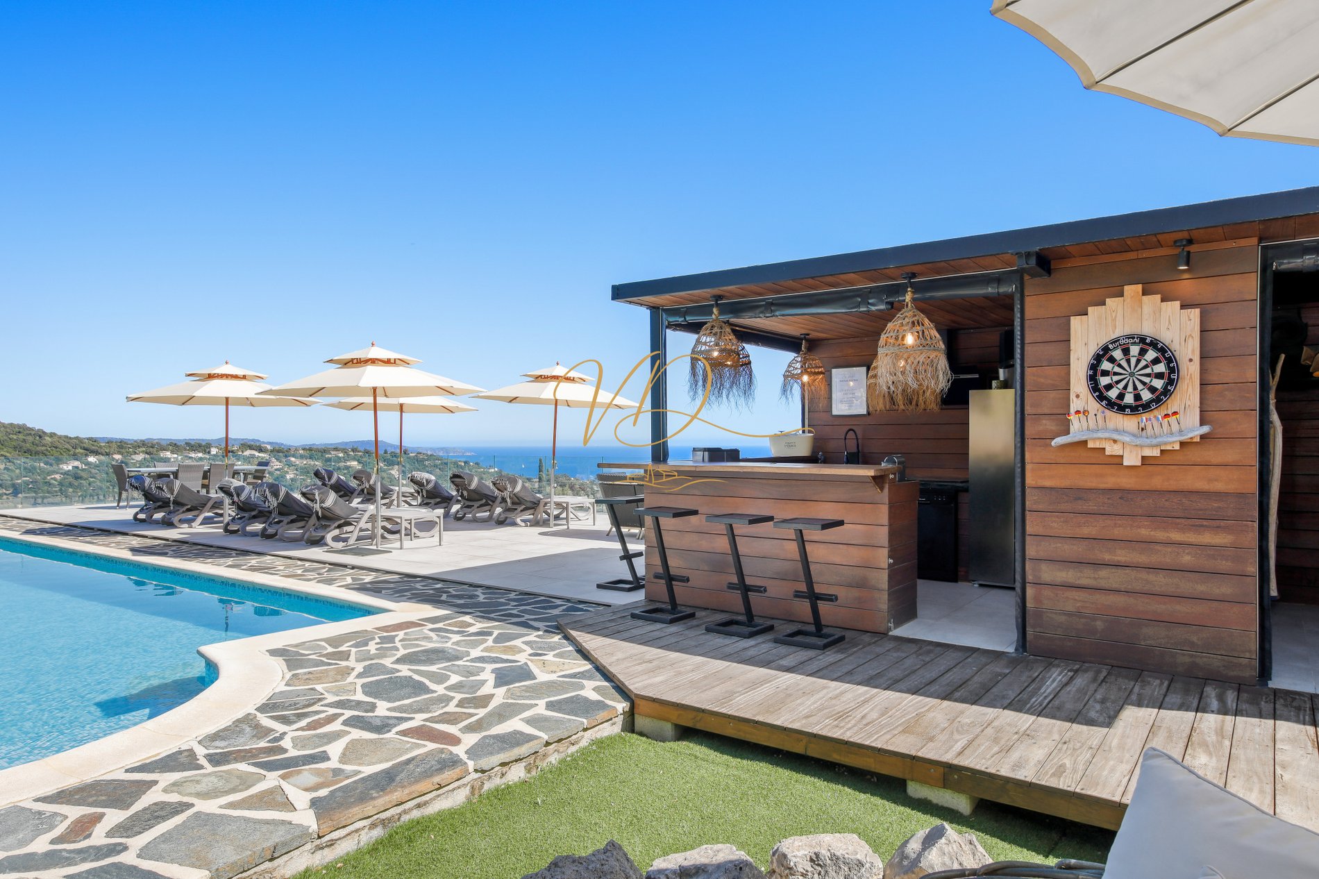 Cavalaire Sur Mer Exceptional Villa Breathtaking Sea View 7 Bedrooms Heated Pool