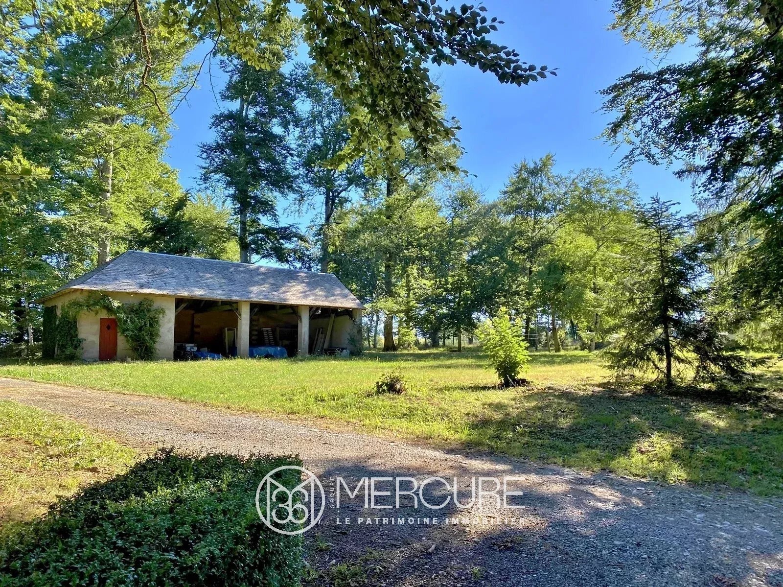 Chateau With Outbuilding And Park