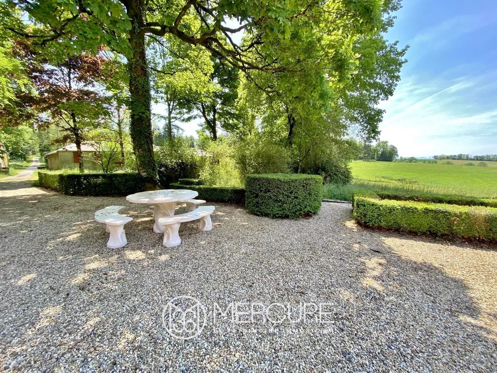 Chateau With Outbuilding And Park