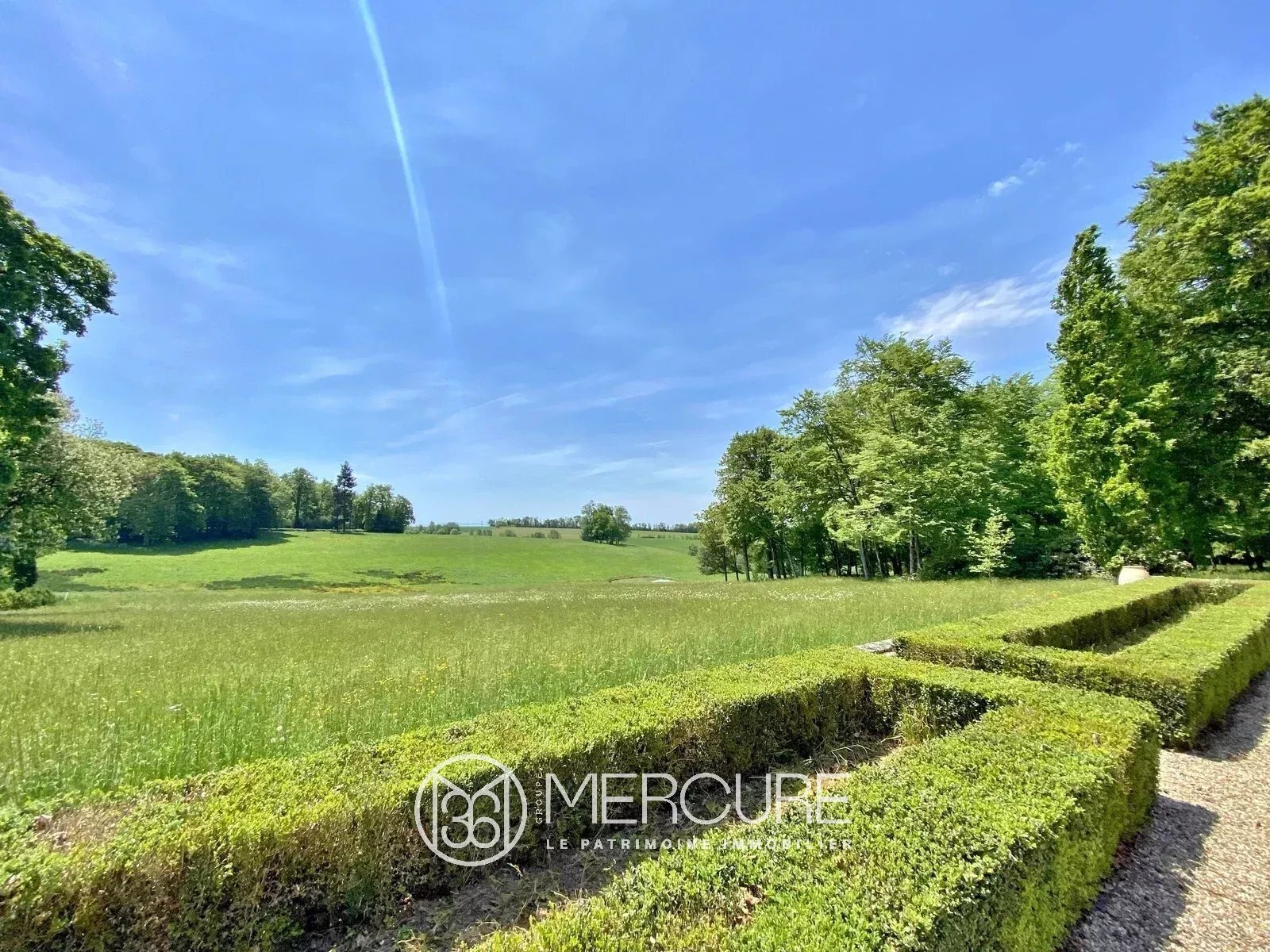 Chateau With Outbuilding And Park