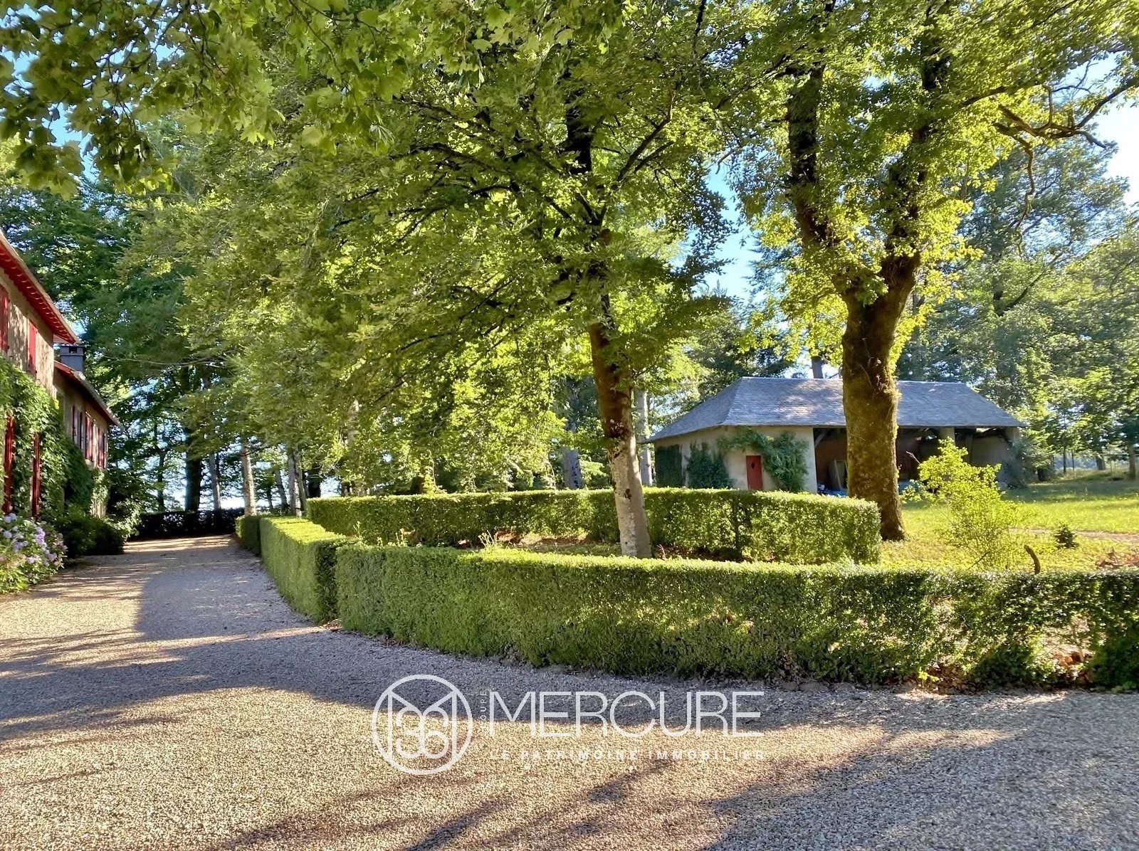 Chateau With Outbuilding And Park