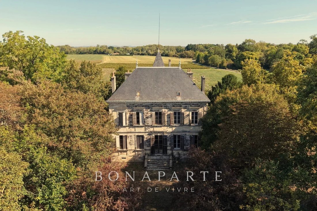 Couqueques 316 Sqm Chateau, To Renovate, 25 Minutes From The Atlantic Ocean
