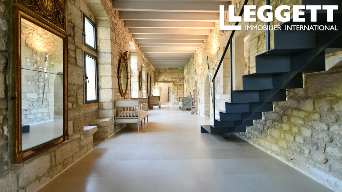 Exceptional Renovated Medieval Château With Pool, Cinema, 4 Km From Uzès In Auction On 1st October - 4