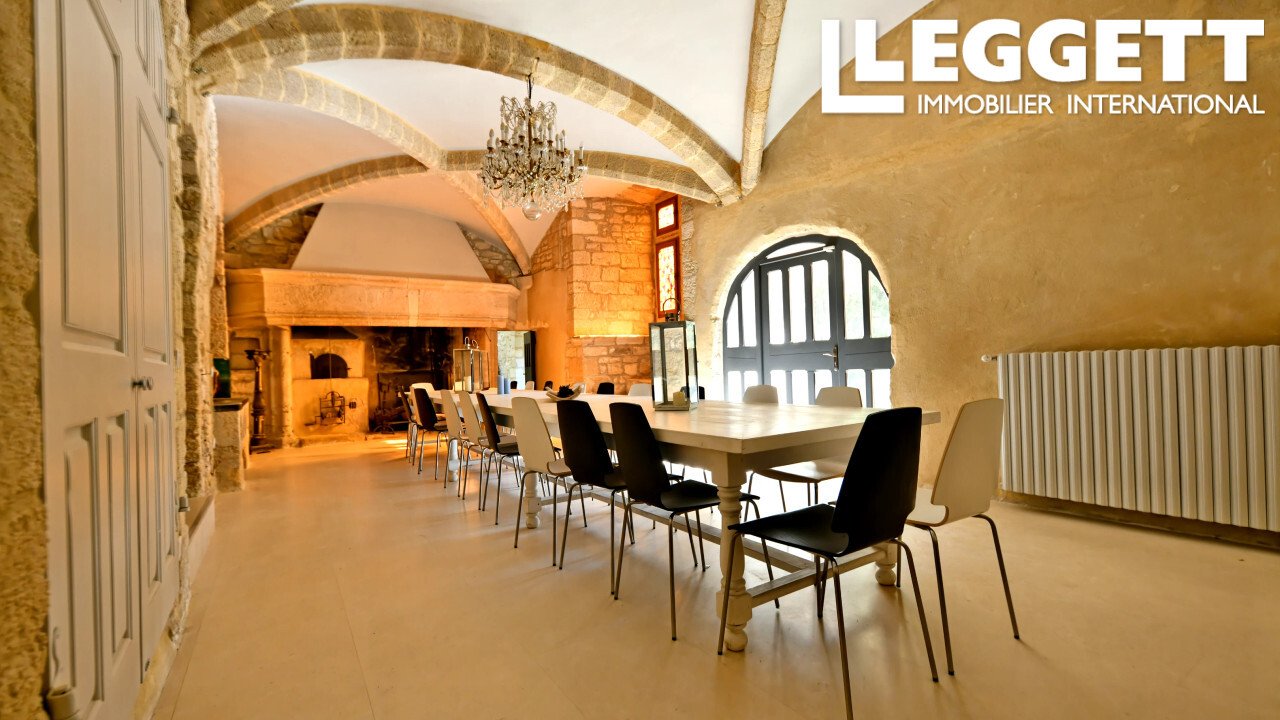 Exceptional Renovated Medieval Château With Pool, Cinema, 4 Km From Uzès In Auction On 1st October
