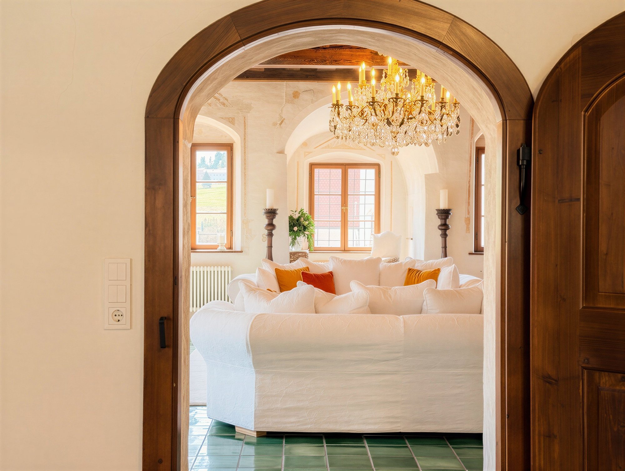 High Quality Renovated Early Renaissance Castle In A Stunning Location With Manor House And Park