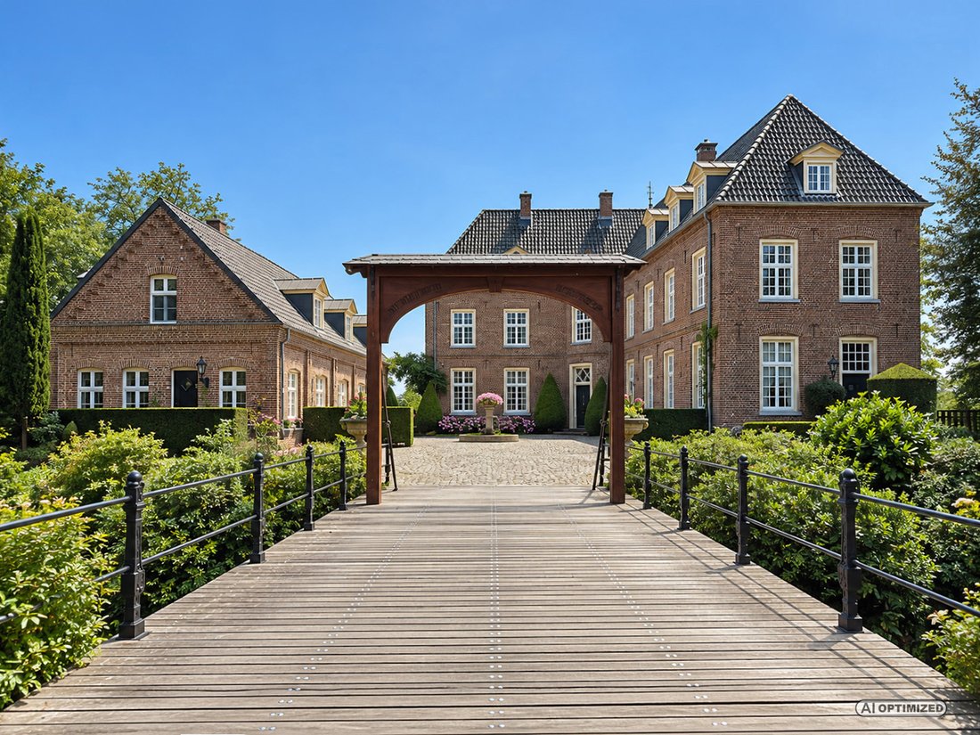 Historic Water Castle On The German Dutch Border – Haus Hardenberg