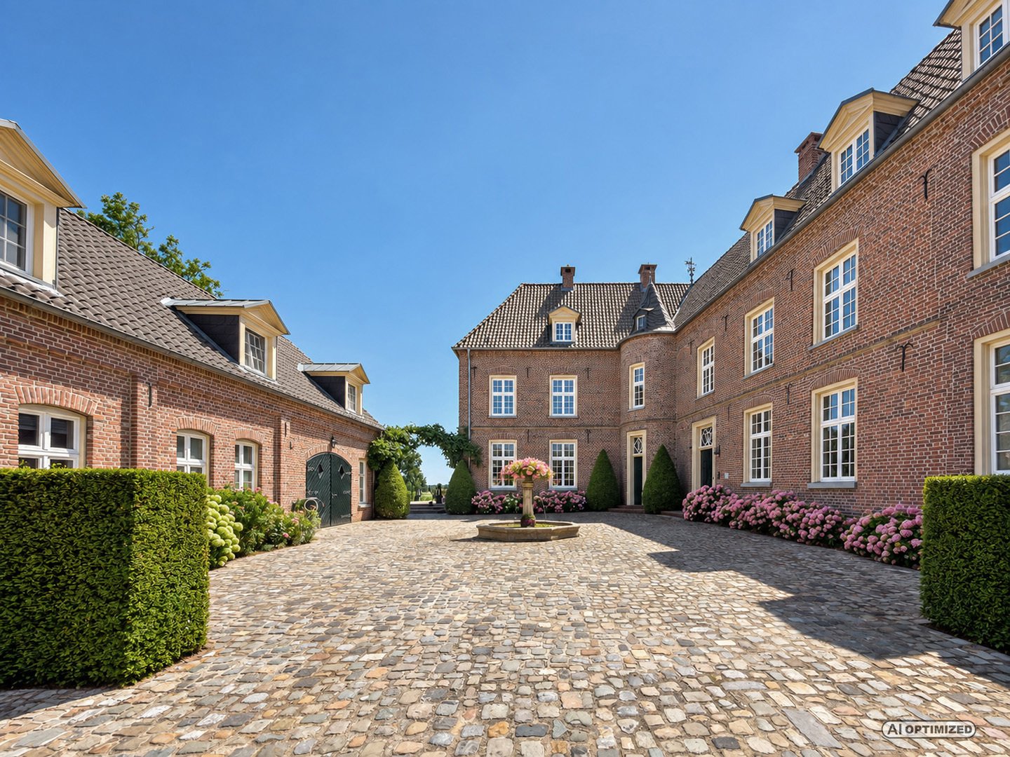Historic Water Castle On The German Dutch Border – Haus Hardenberg