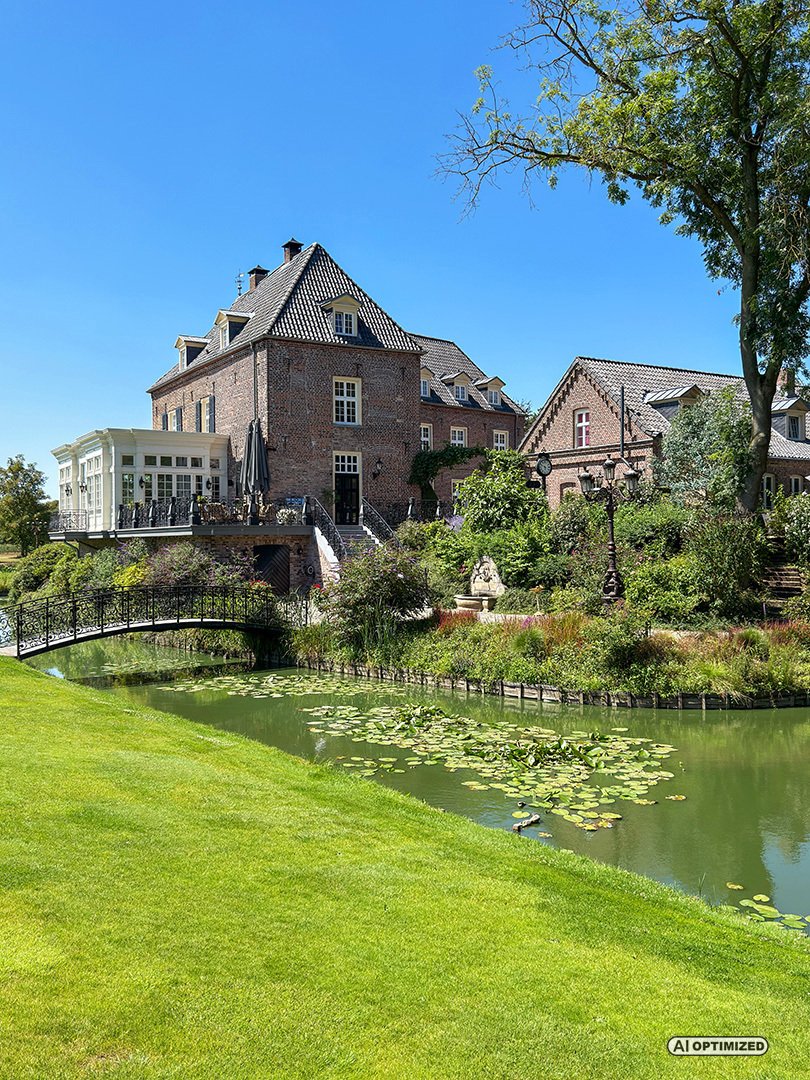 Historic Water Castle On The German Dutch Border – Haus Hardenberg