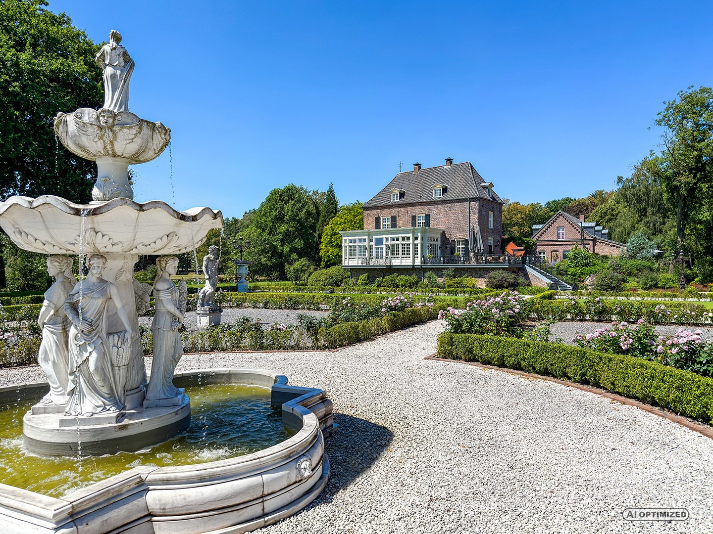 Historic Water Castle On The German Dutch Border – Haus Hardenberg