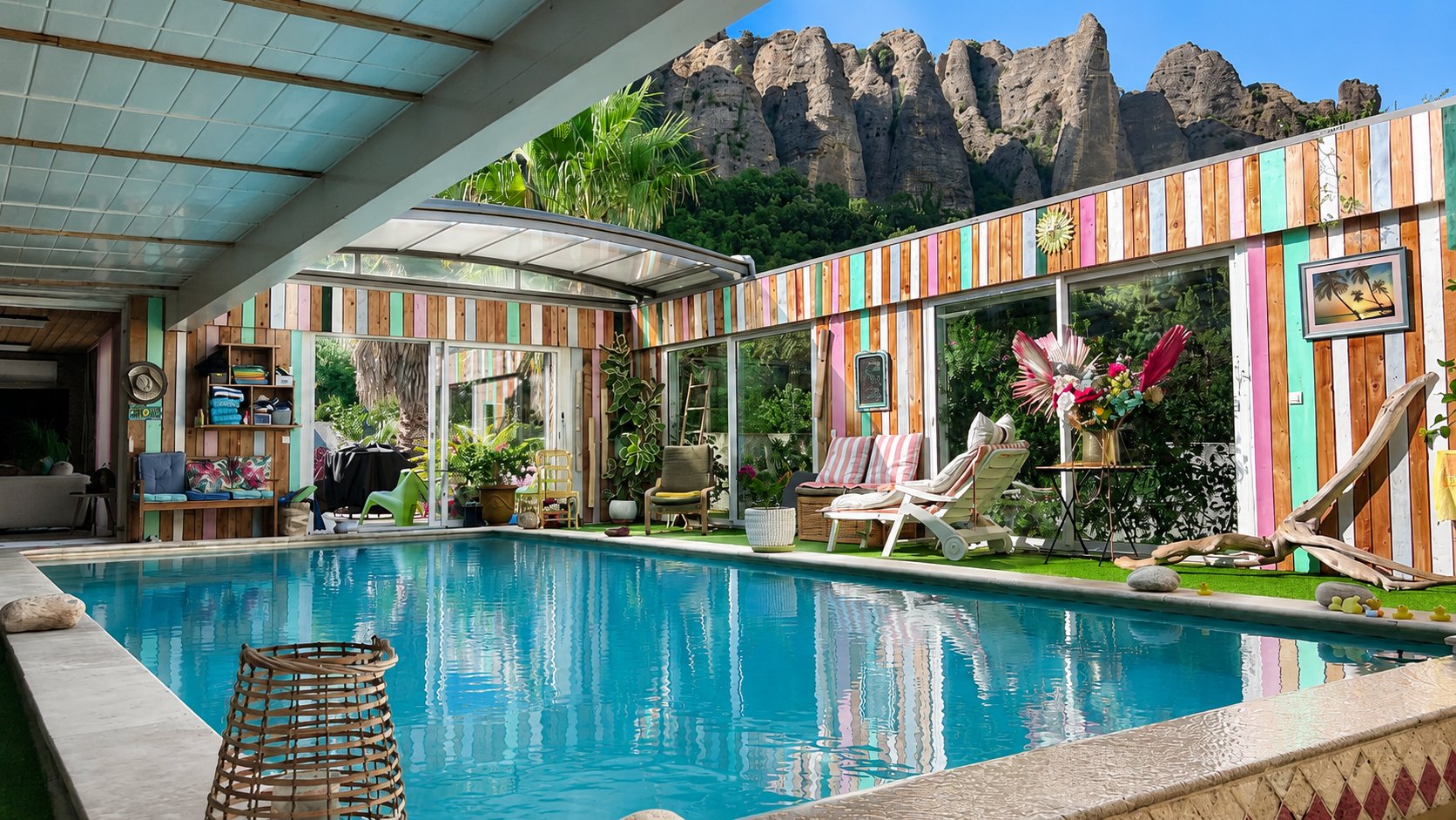 Maison De Caractère De 200 M² Avec Piscine Couverte Et Vue Sur Les Pénitents