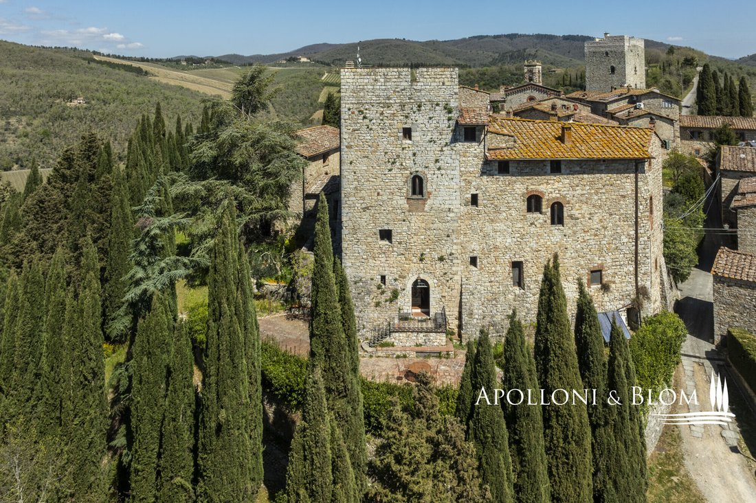 Medieval Heritage Palazzo With Tower And Park – Gaiole In Chianti, Tuscany