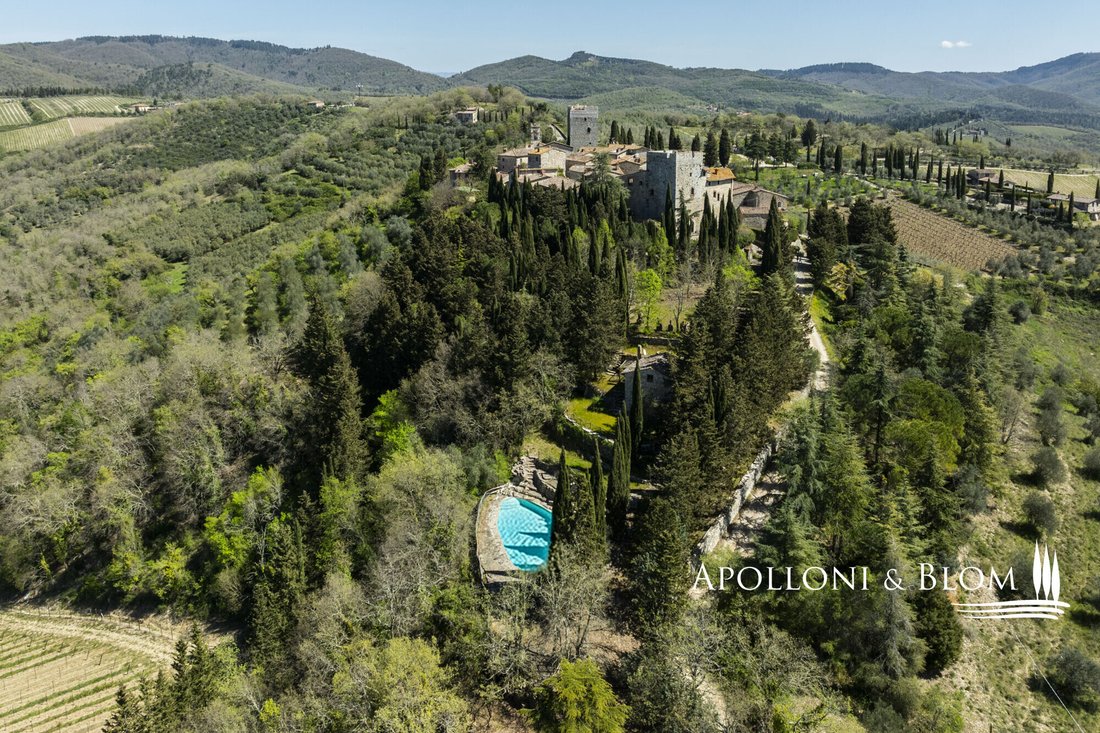 Medieval Heritage Palazzo With Tower And Park – Gaiole In Chianti, Tuscany