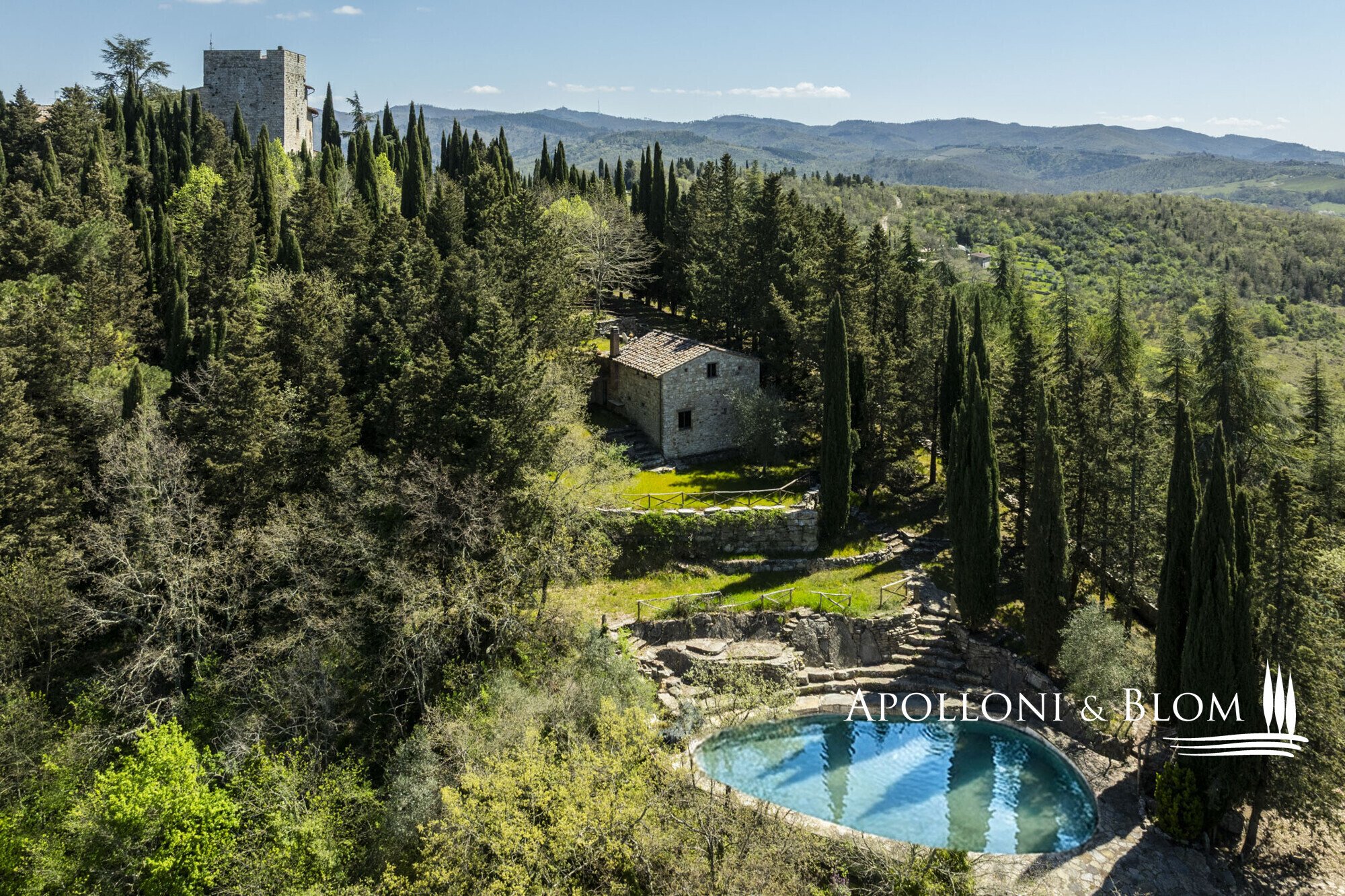 Medieval Heritage Palazzo With Tower And Park – Gaiole In Chianti, Tuscany