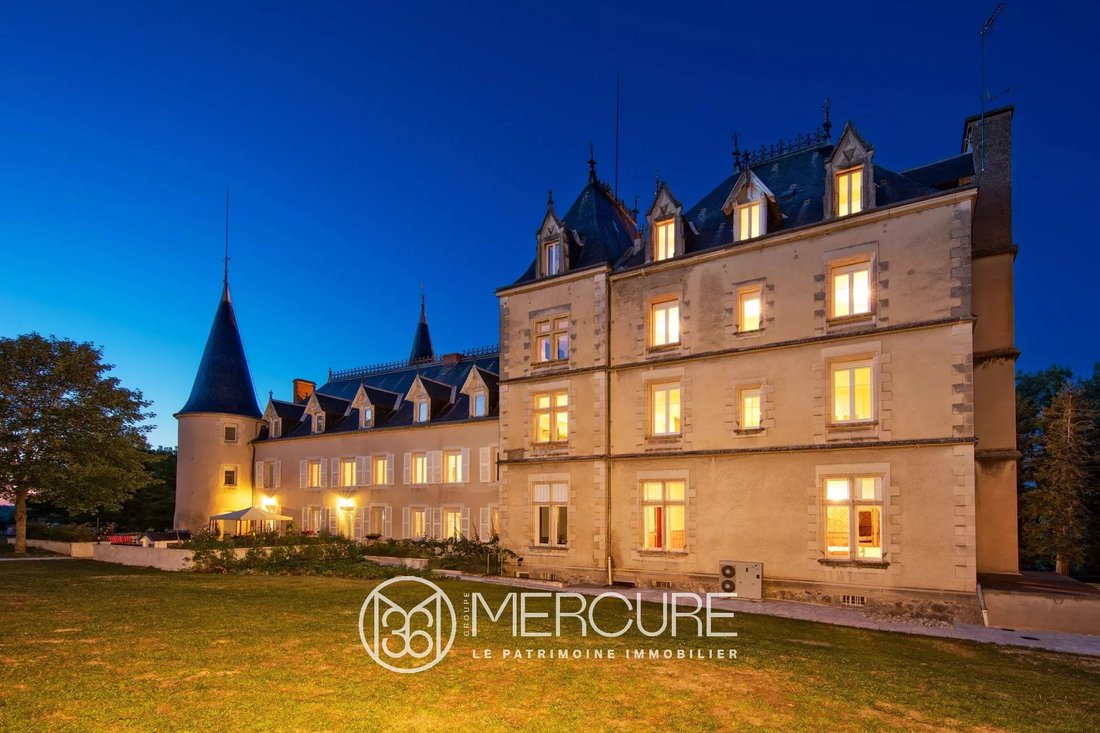 Near Vichy Prestigious 15 Th 19 Th Century Castle In Perfect Condition, On 8.3 Hectares.
