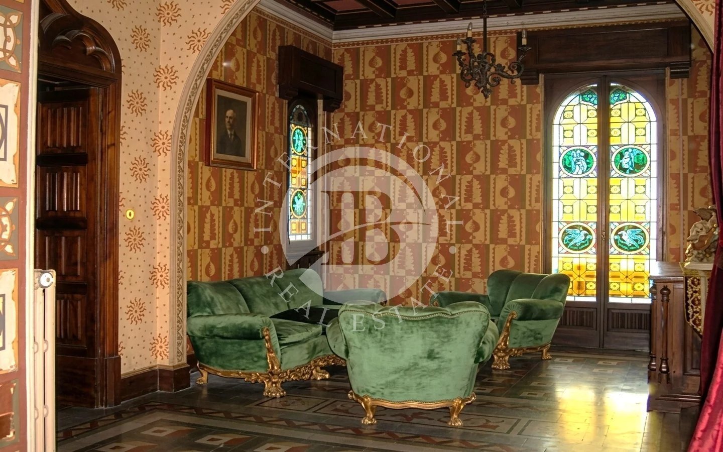 Neo Gothic Castle Nestled Within The Unesco World Heritage Area Of Monferrato