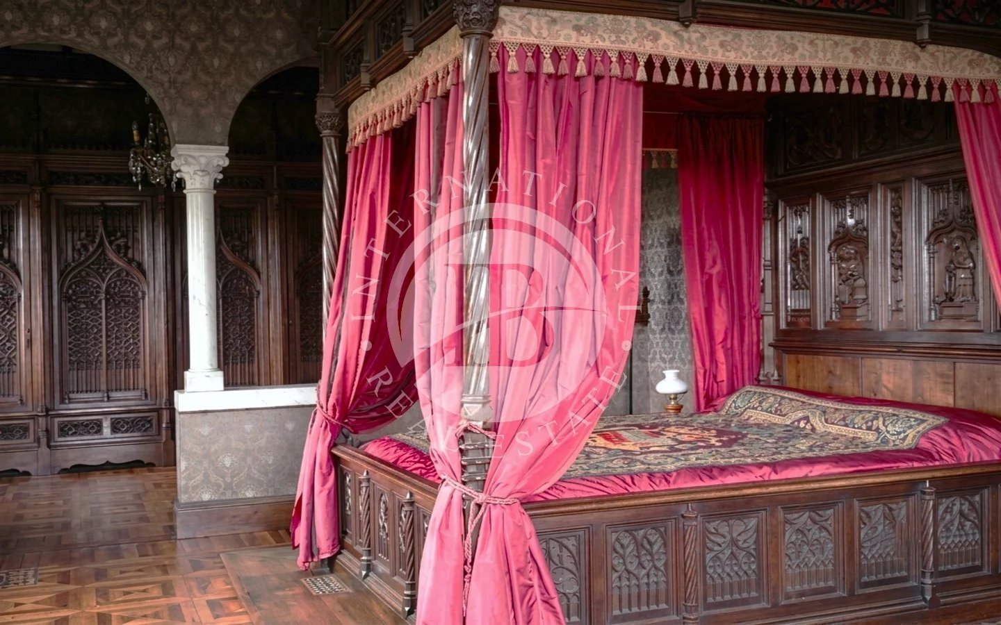 Neo Gothic Castle Nestled Within The Unesco World Heritage Area Of Monferrato