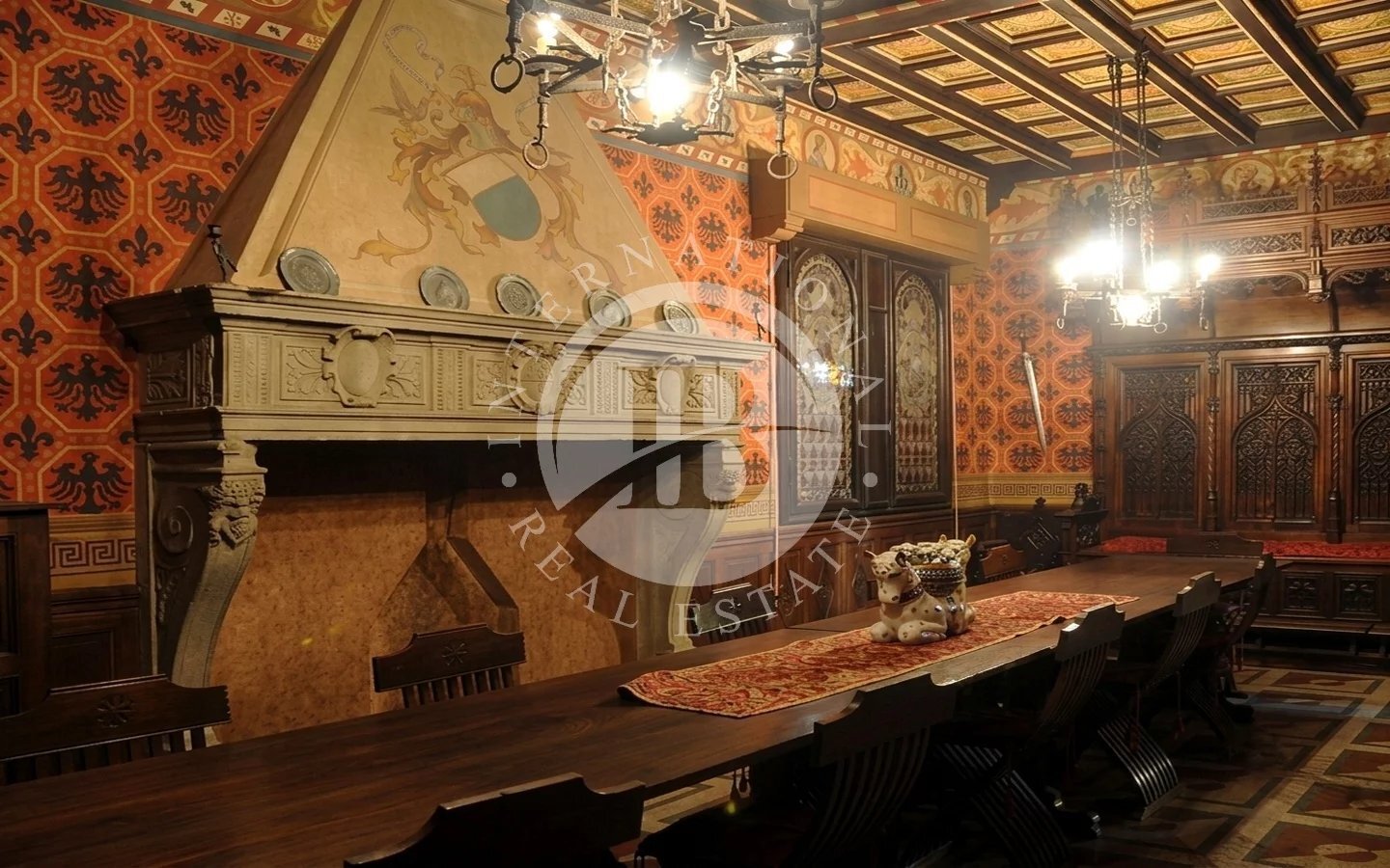 Neo Gothic Castle Nestled Within The Unesco World Heritage Area Of Monferrato