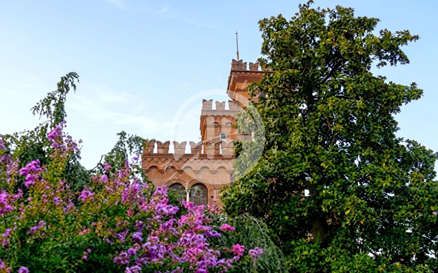 Neo Gothic Castle Nestled Within The Unesco World Heritage Area Of Monferrato