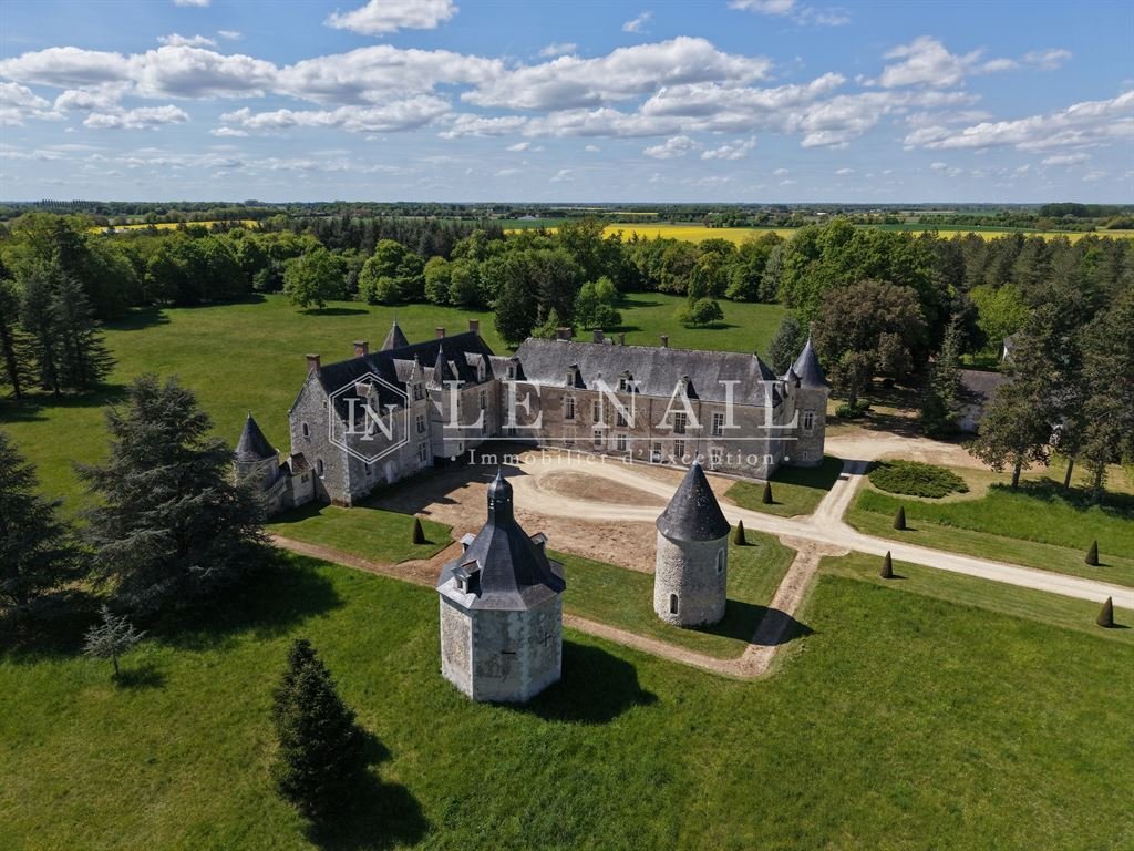Splendid 15th And 18th C. Chateau On The Border Between Anjou And Touraine