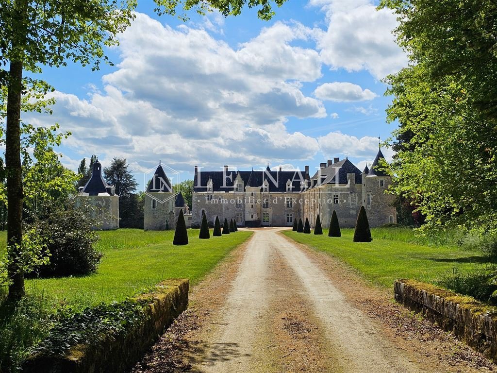 Splendid 15th And 18th C. Chateau On The Border Between Anjou And Touraine