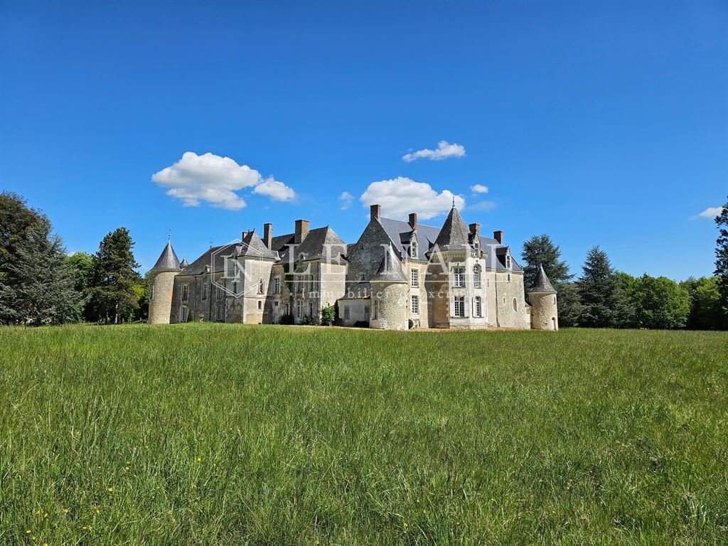 Splendid 15th And 18th C. Chateau On The Border Between Anjou And Touraine